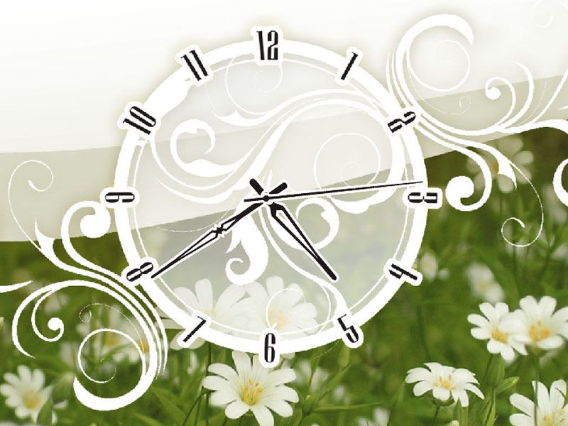 7art Warm Nature Clock Screensaver Treat Yourself To