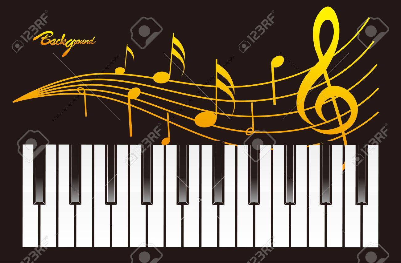 Piano Background Design Royalty Cliparts Vectors And Stock