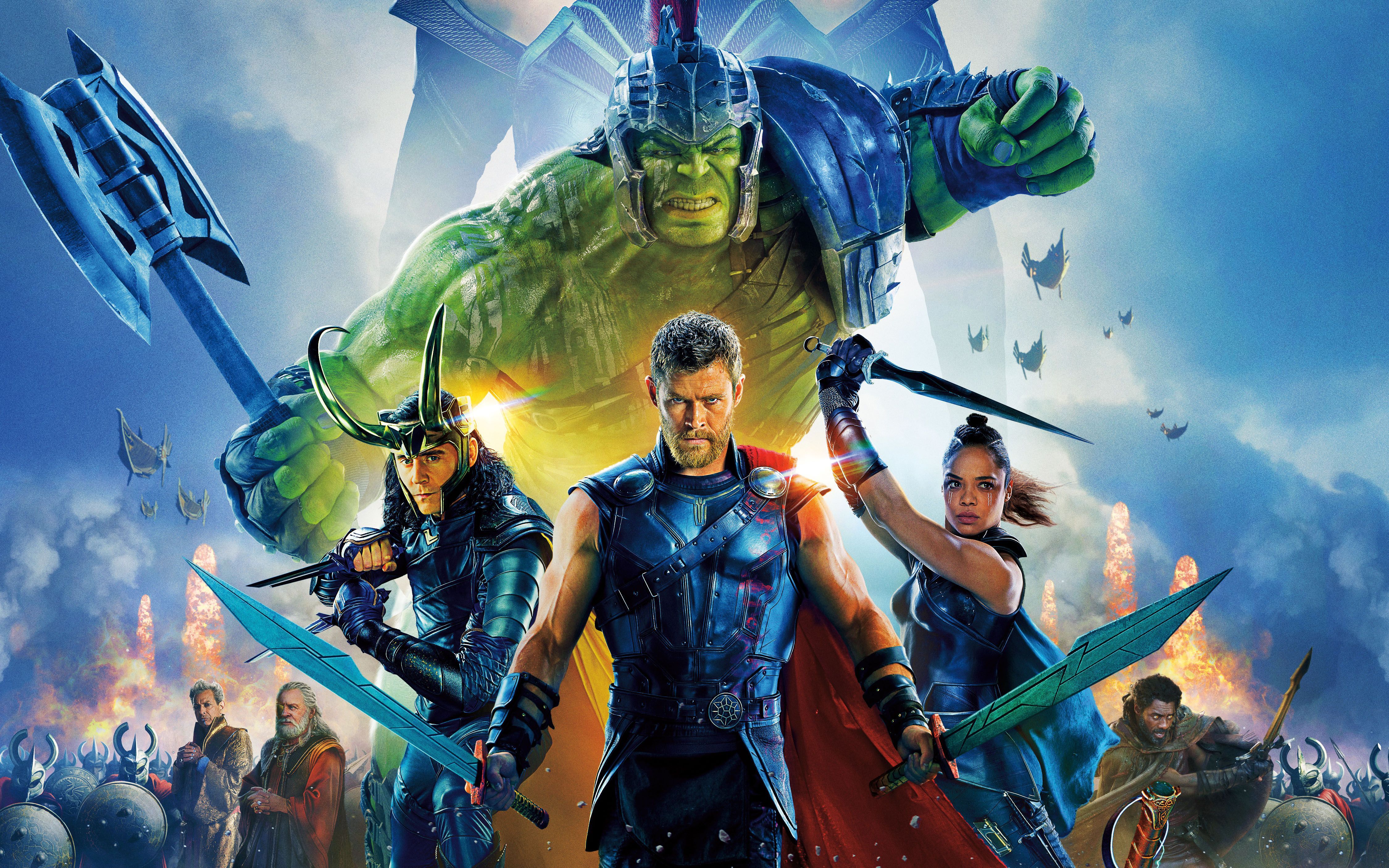 Thor Hulk 4k Wallpaper Top Background