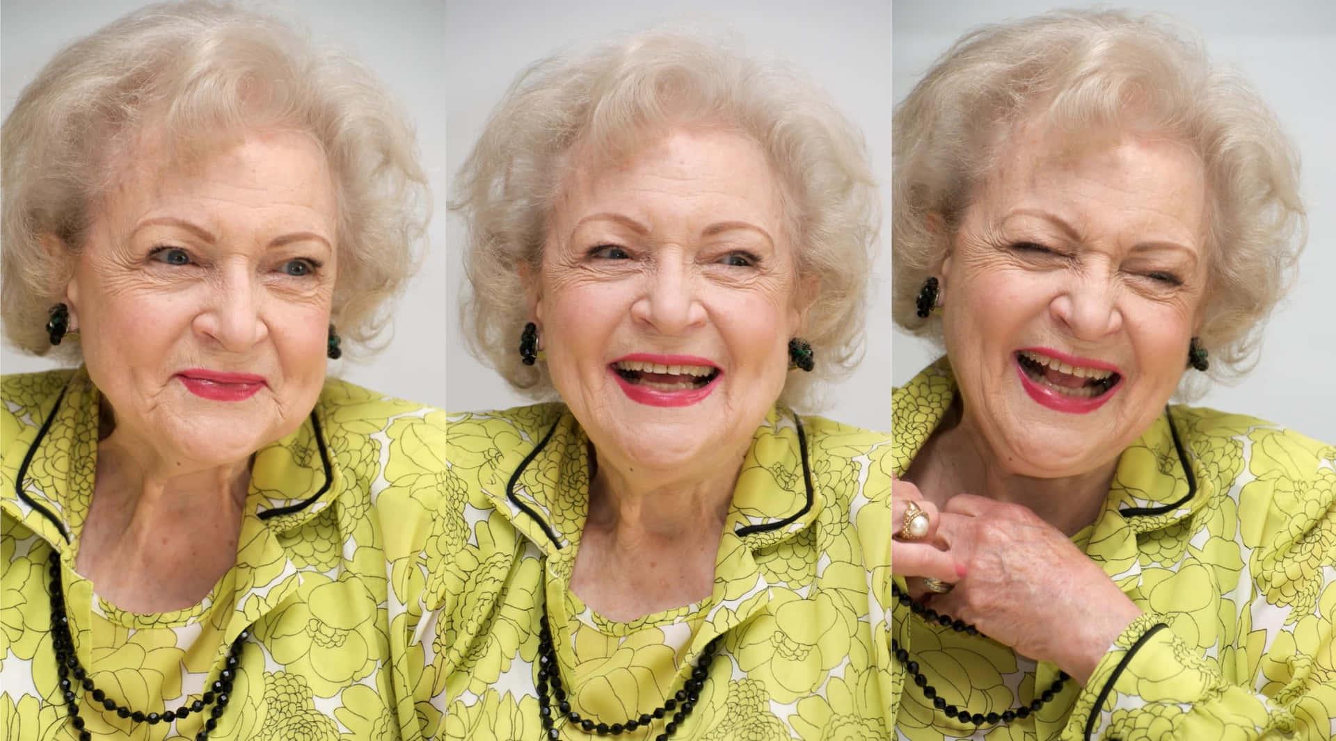 Betty White Legendary Actress Wallpaper