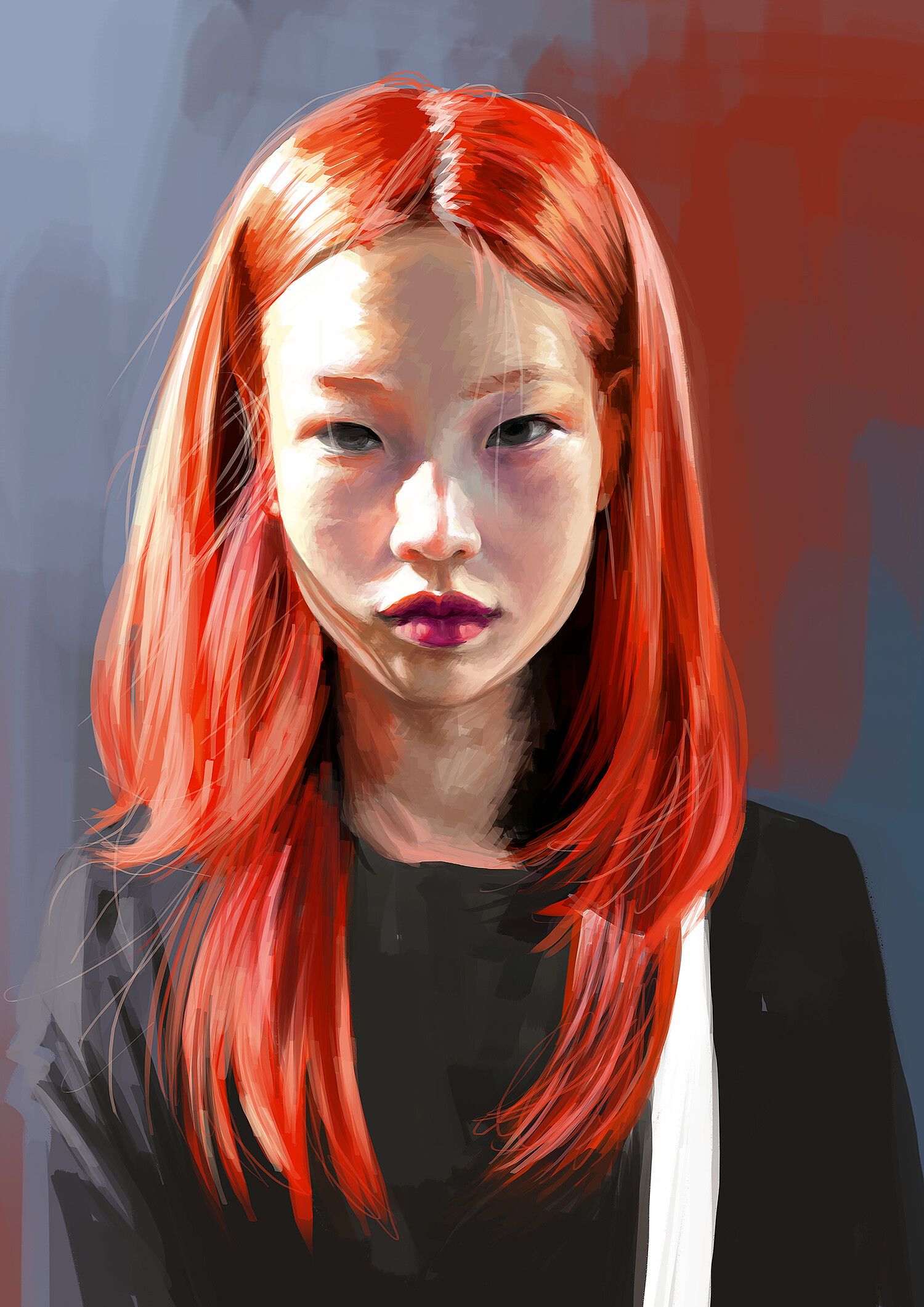 Face Study Hoyeon Jung By Annamarie Grayface