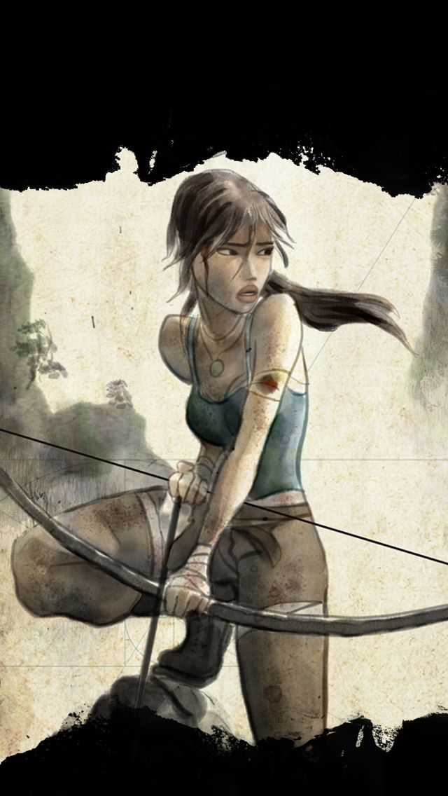 Tomb Raider iPhone 5s Wallpaper