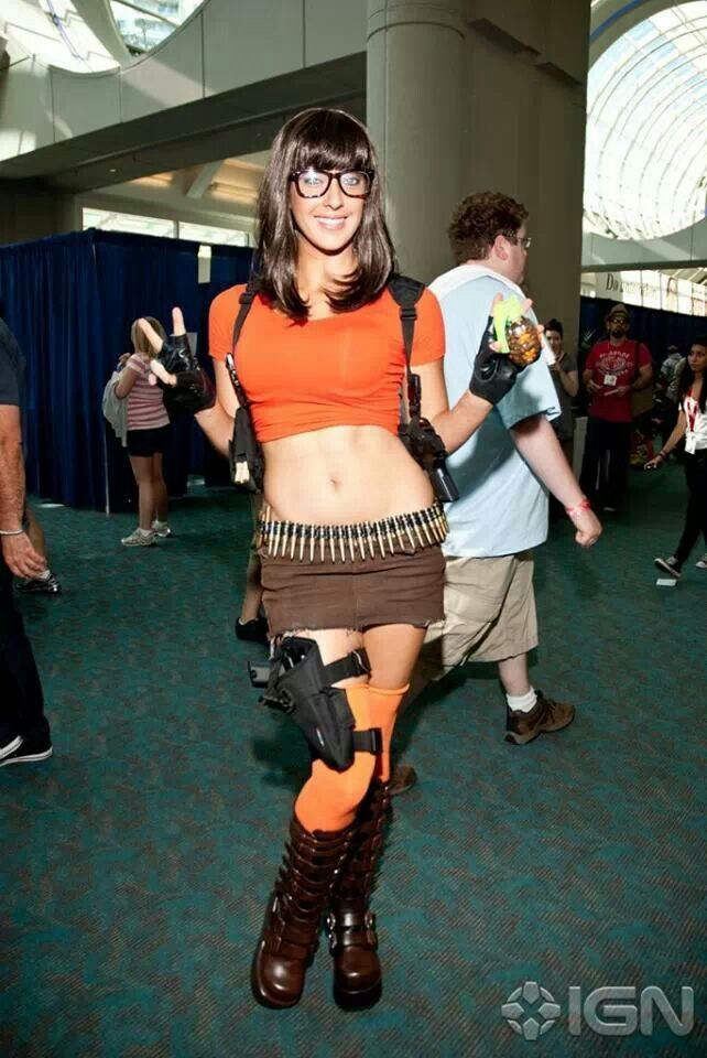 Badass Zombie Apocalypse Velma Cosplay Girls Scooby Doo Pinter