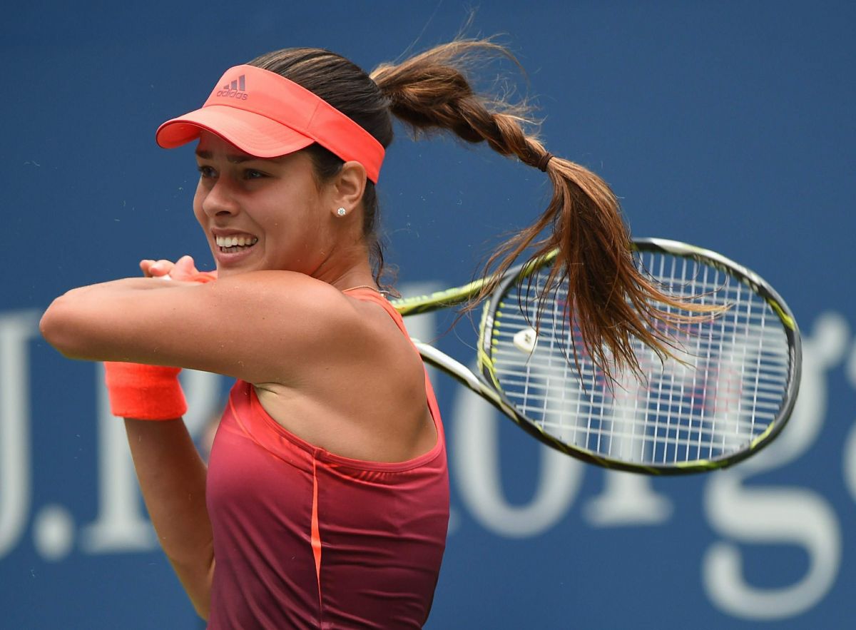 Ana Ivanovic At 1st Round Of Us Open In New York