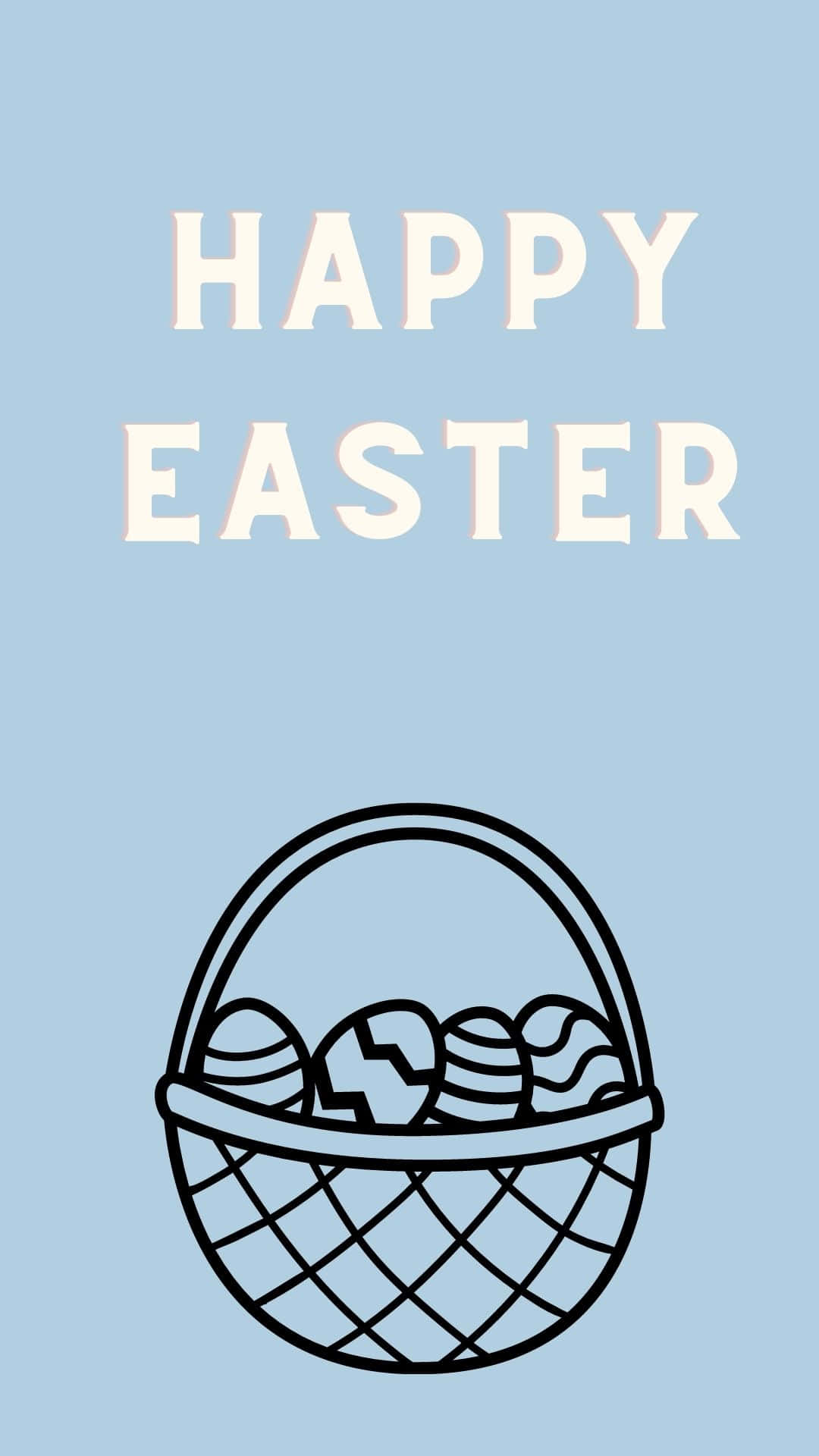 Celebrate Easter With An Overflowing Basket Of Treats Wallpaper
