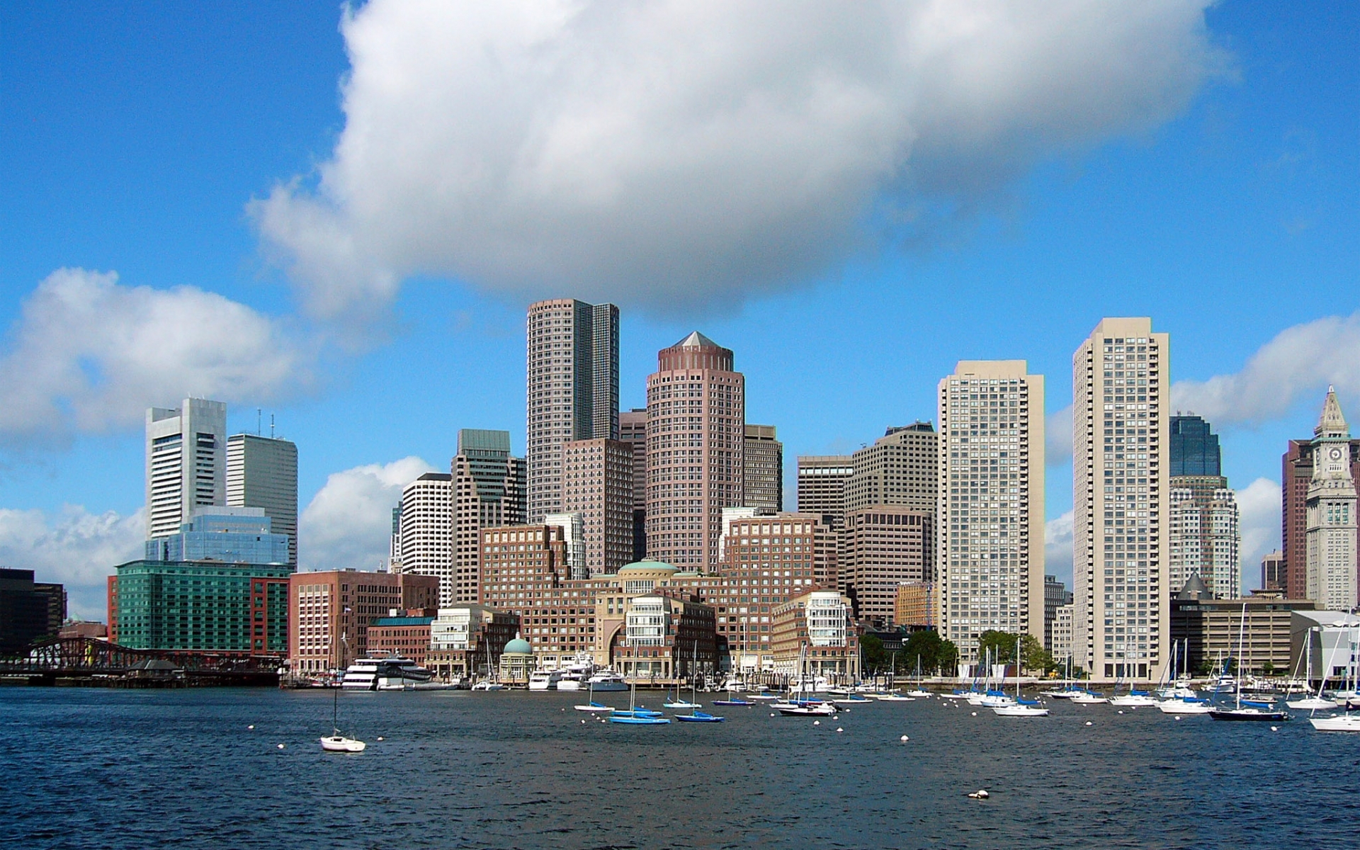 Boston Skyline Desktop Wallpaper