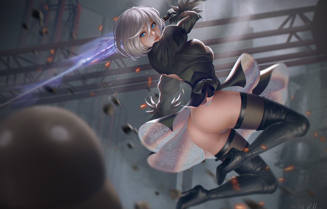 Wallpaper Android Nier Automata YoRHa images for desktop 1332x850