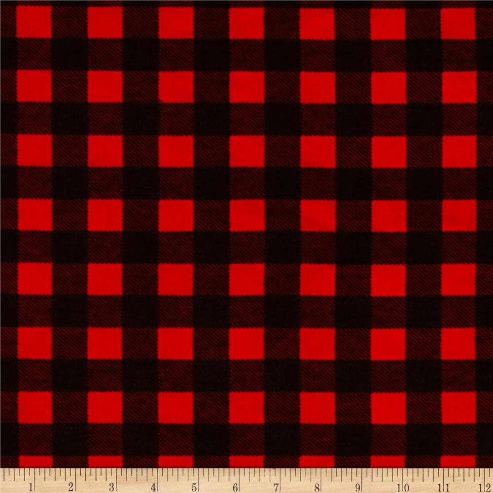 Red And Black Plaid Background Buffalo