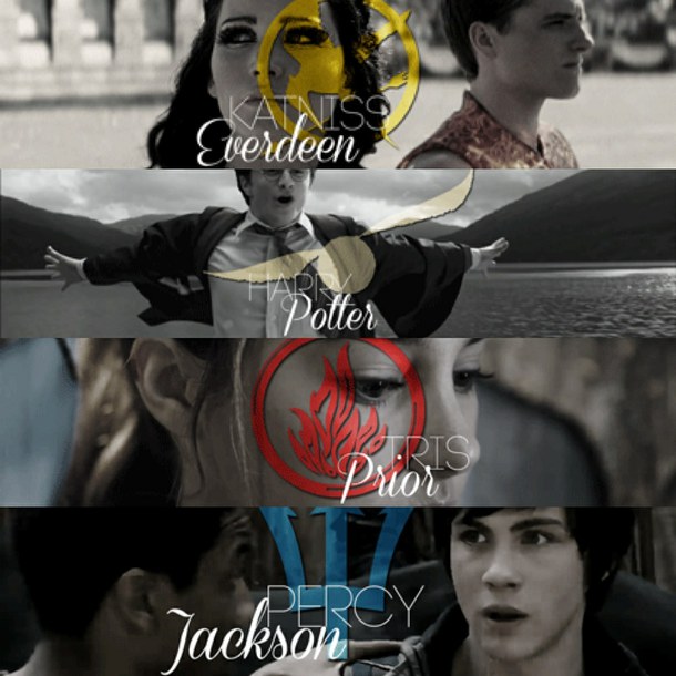 Divergent Harry Potter Hunger Games Katniss Everdeen Percy Jackson
