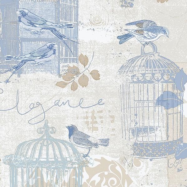 Script Wallpaper With Birds Bird Cages Warehouse