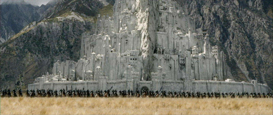 Minas Tirith Gondor By Kiyiyahowlingwolf