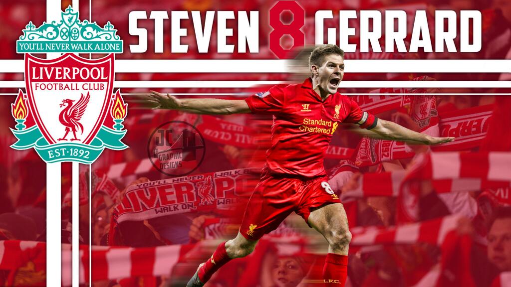 Steven Gerrard Liverpool Wallpaper James Catarcio Graphic Designs