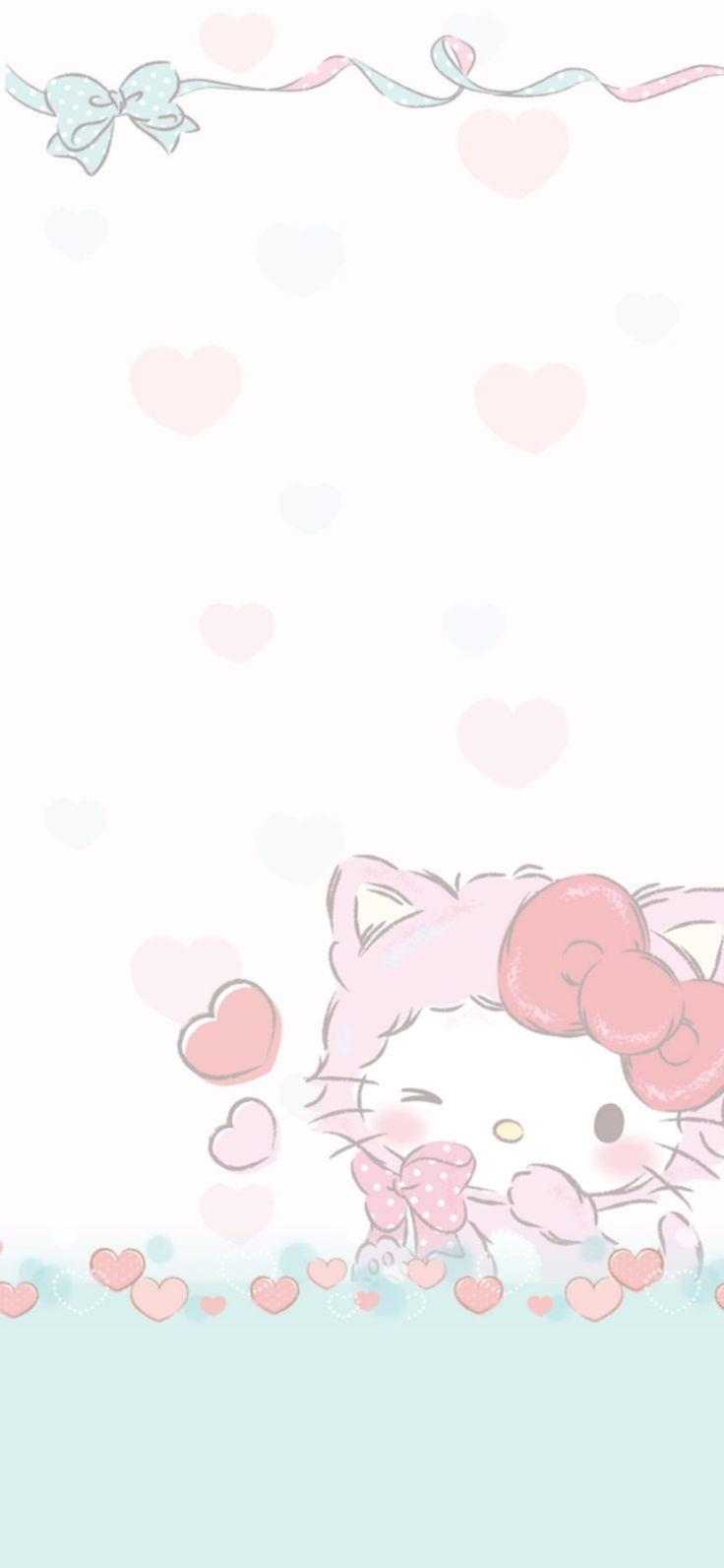 Kawaii Wallpaper Hello Kitty Background