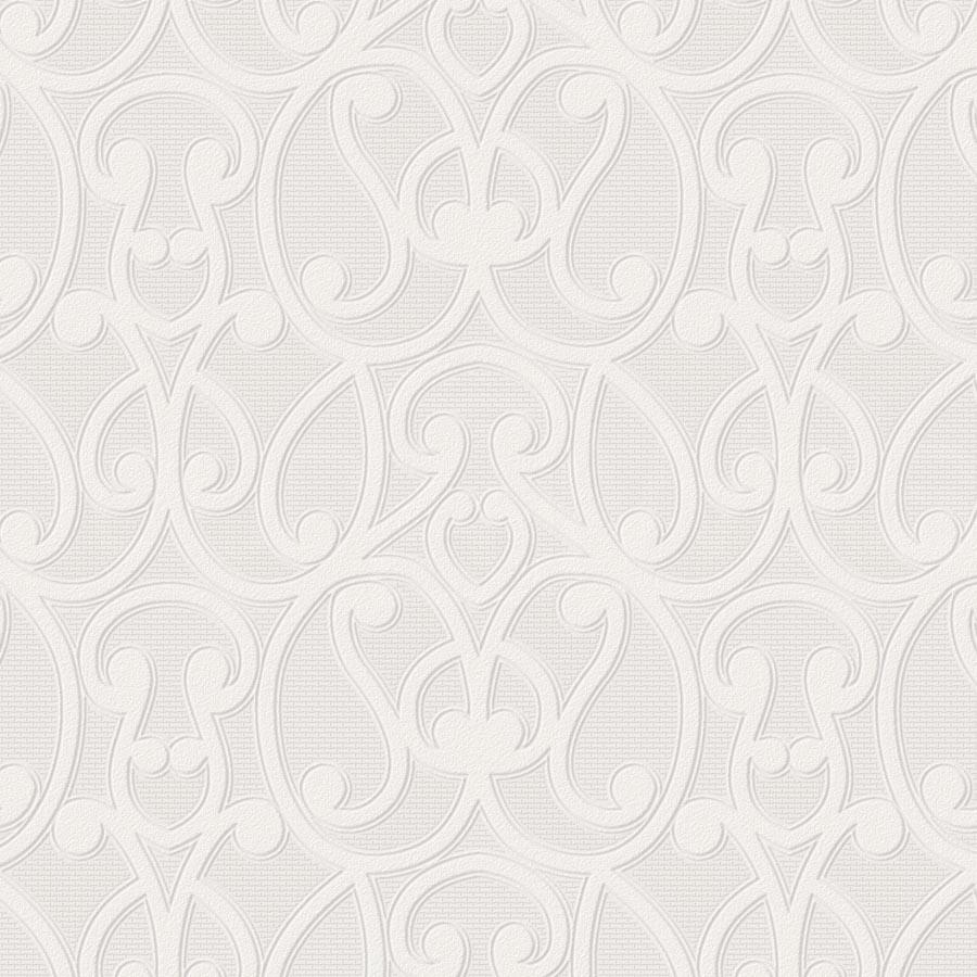 Wrap White Paintable Textured Damask Wallpaper Image Hosted At