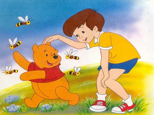 Photo Pooh And Christopher Robin Winnie The