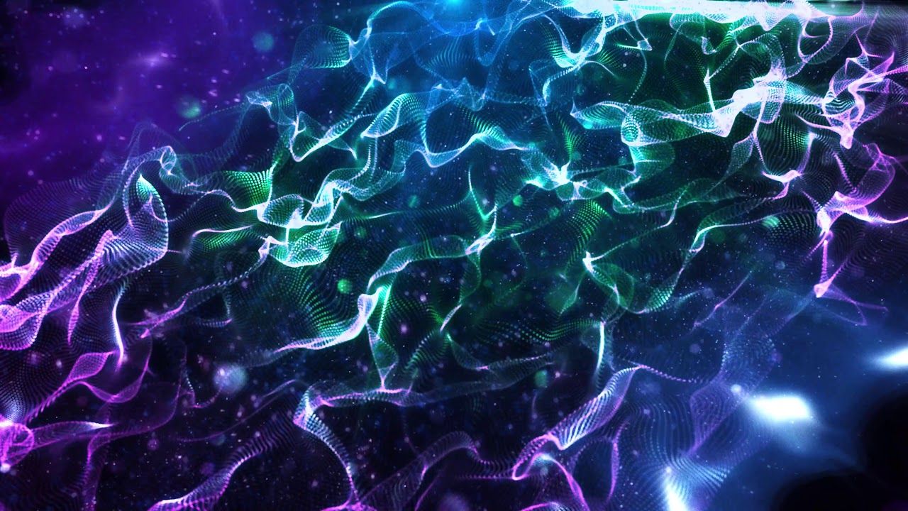 4k Colorful Wave In Space Moving Background Aavfx Relaxing Live