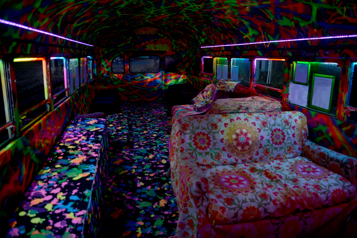Good Vibes Trippy Bus Adds Some