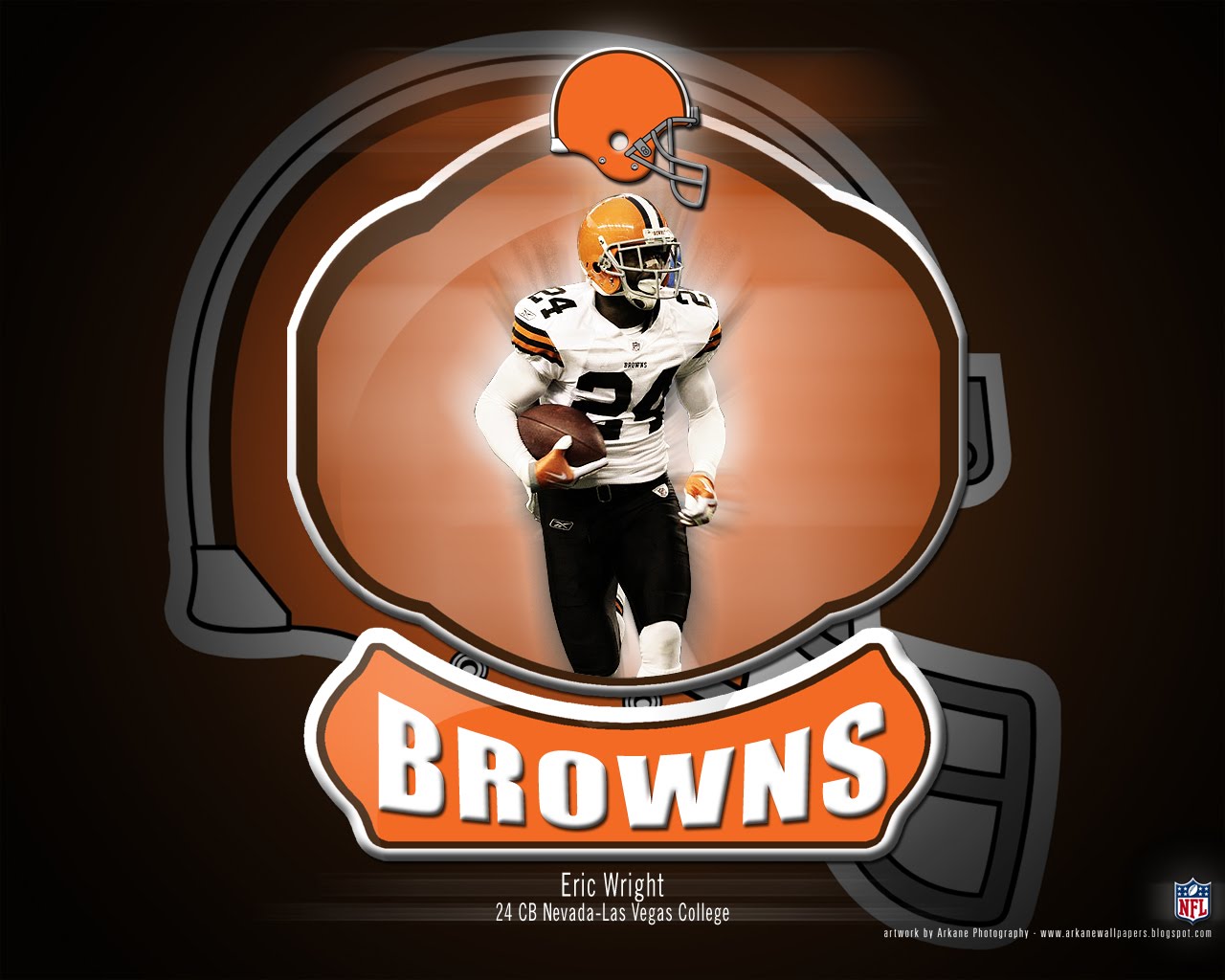 Arkane NFL Wallpapers Eric Wright   Cleveland Browns 1280x1024