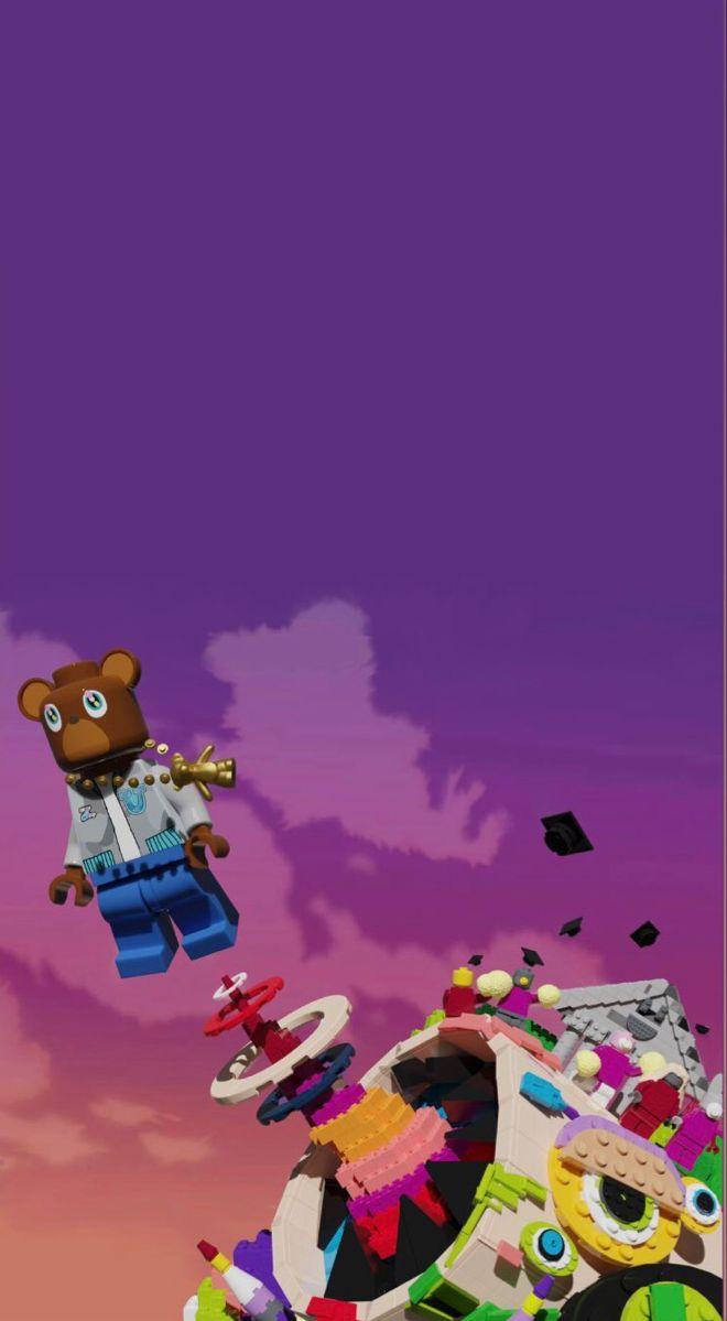 Lego Graduation Wallpaper Poster Kanye West
