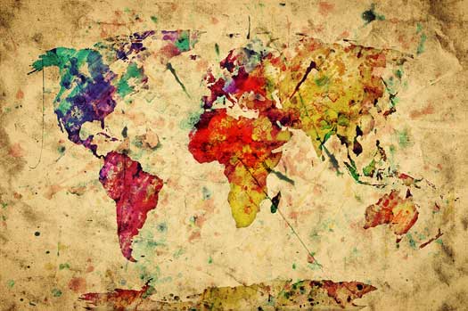 Custom Wallpaper Our Totally World Map Murals Bring The