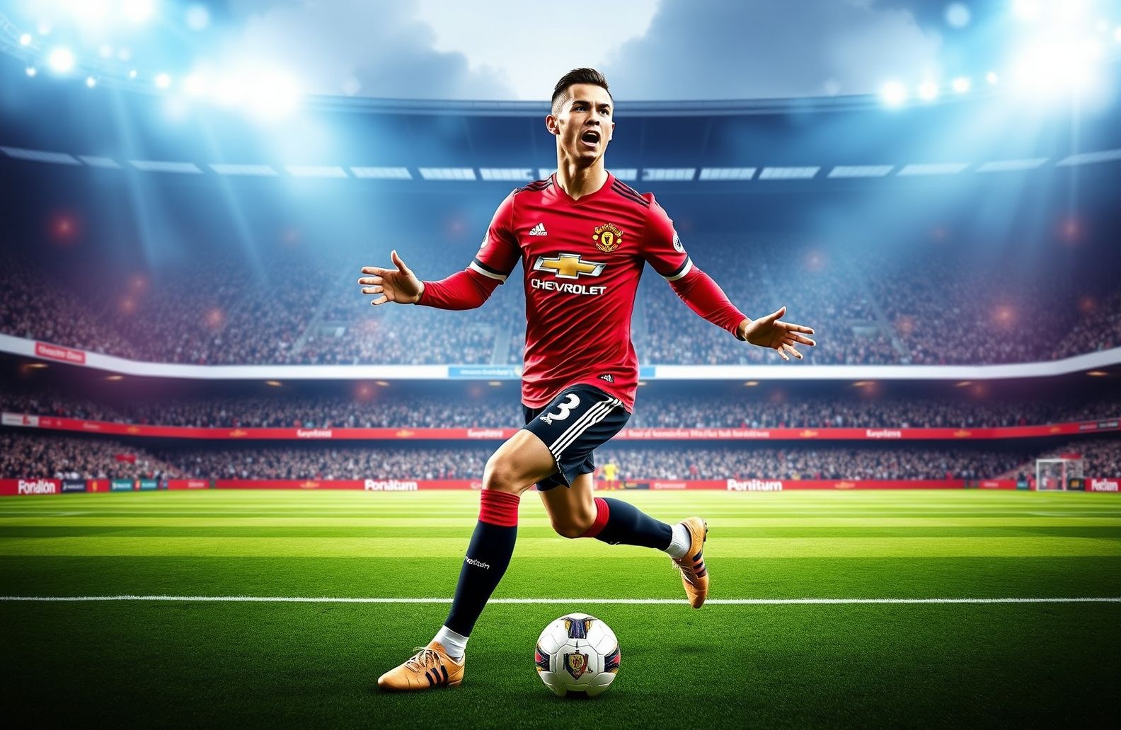 Cristiano Ronaldo Manchester United Wallpaper