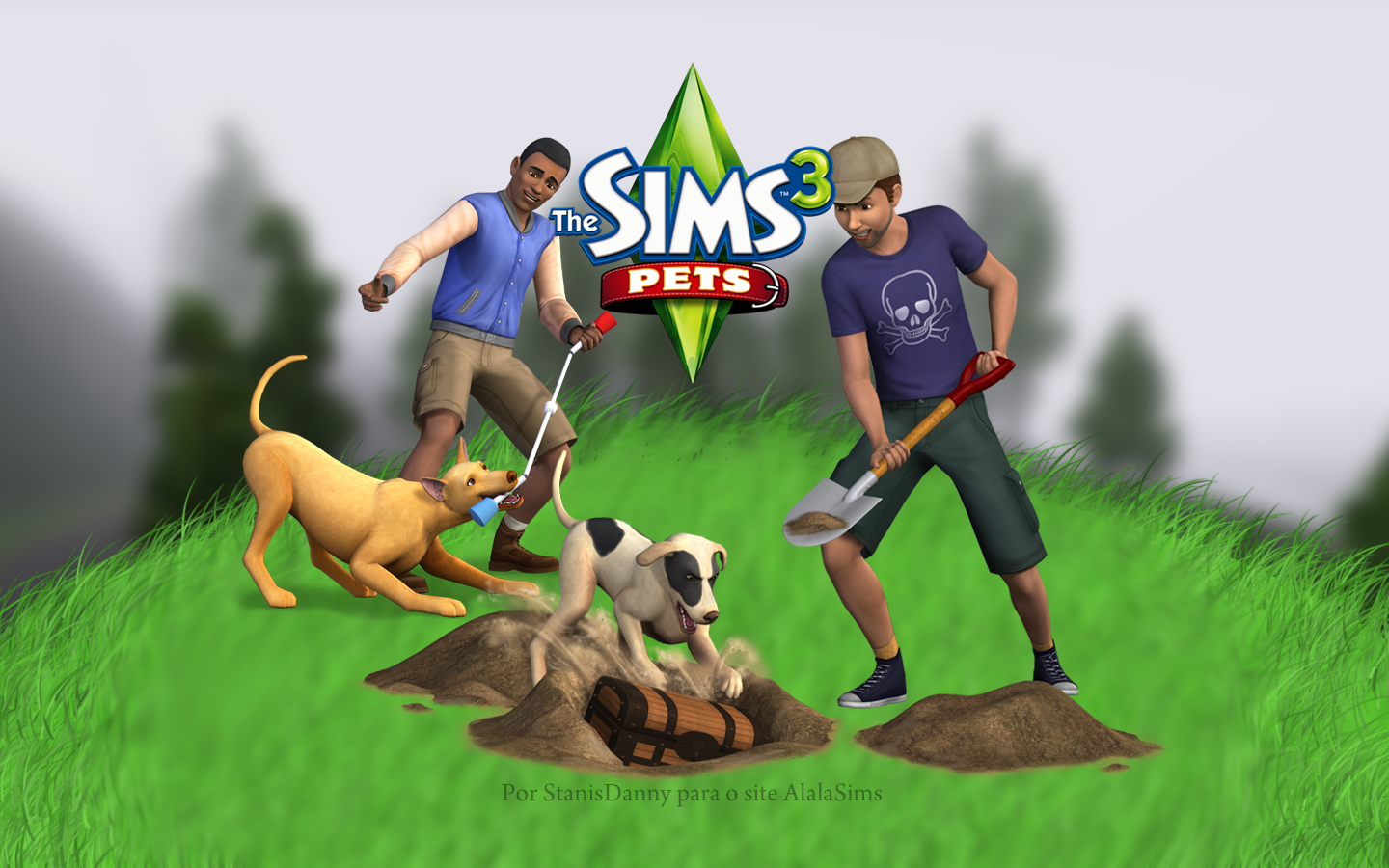 Wallpaper Do The Sims Pets Alala
