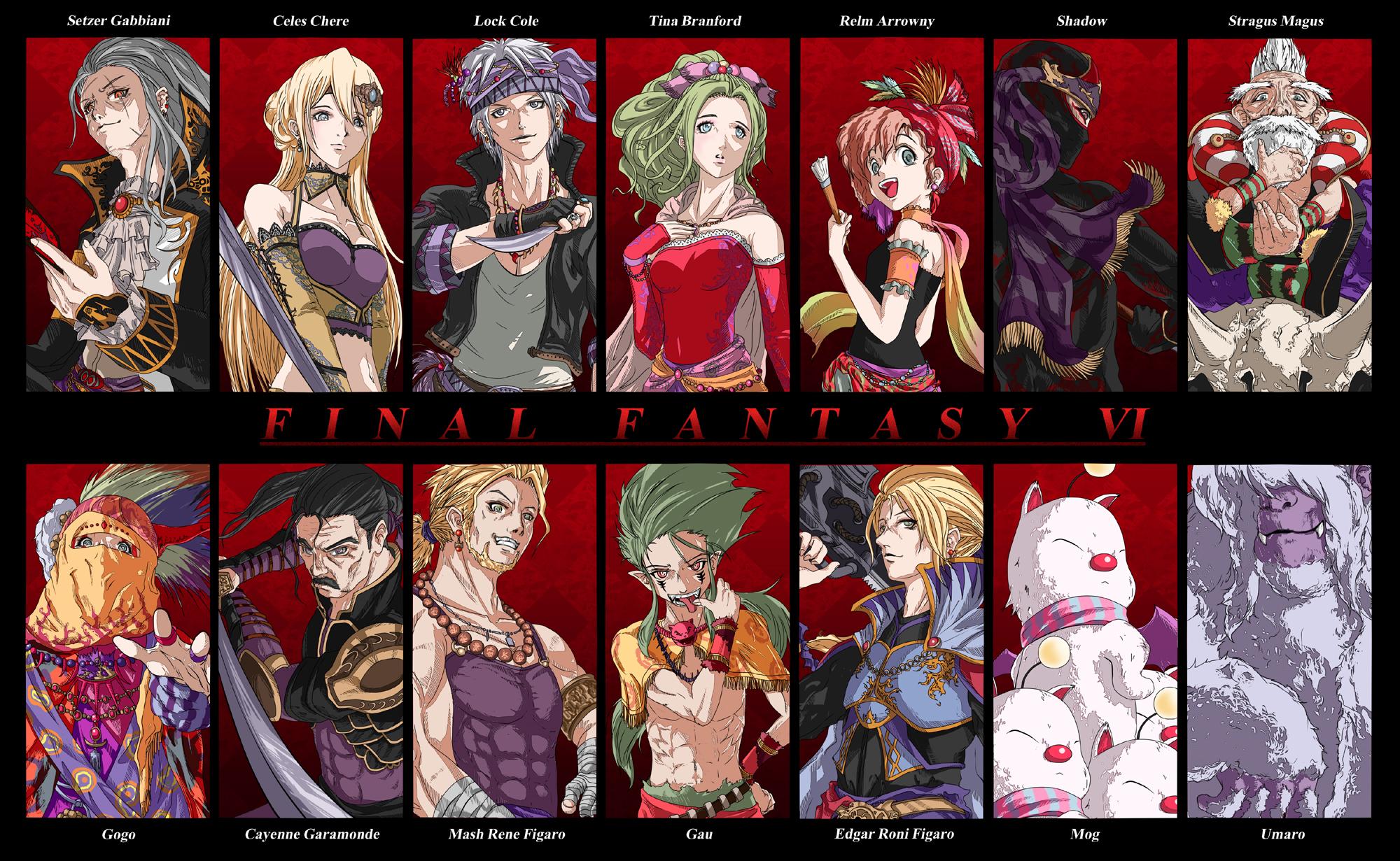 Final Fantasy Characters HD Wallpaper