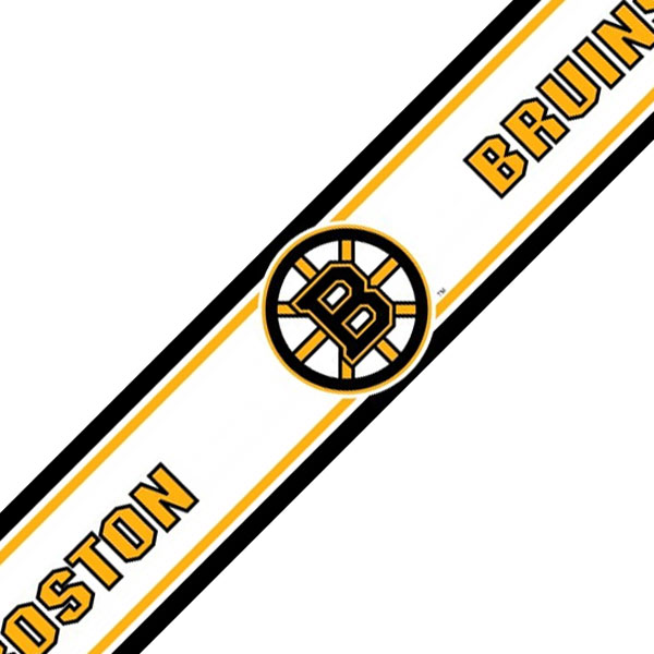 NHL Boston Bruins Prepasted Border   Hockey Decor Wallpaper Border 600x600