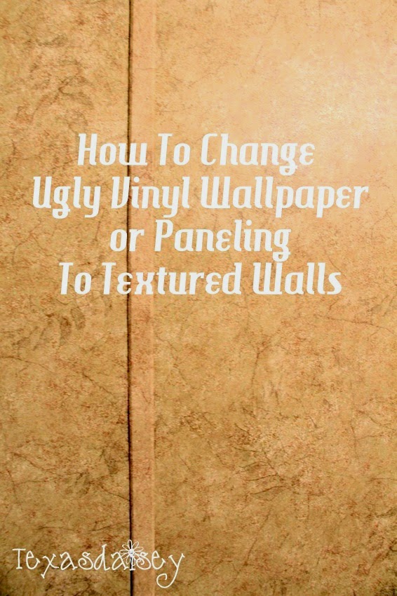 Learn How To Change Ugly Vinyl Wallpaper Or Paneling Textured Walls