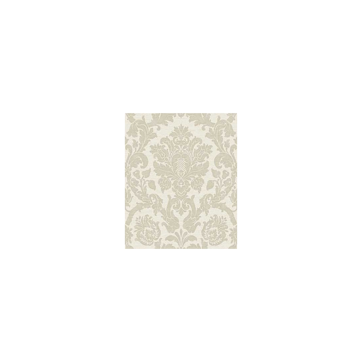 By Brand Grandeco Kensington Cream And Silver Damask Wallpaper