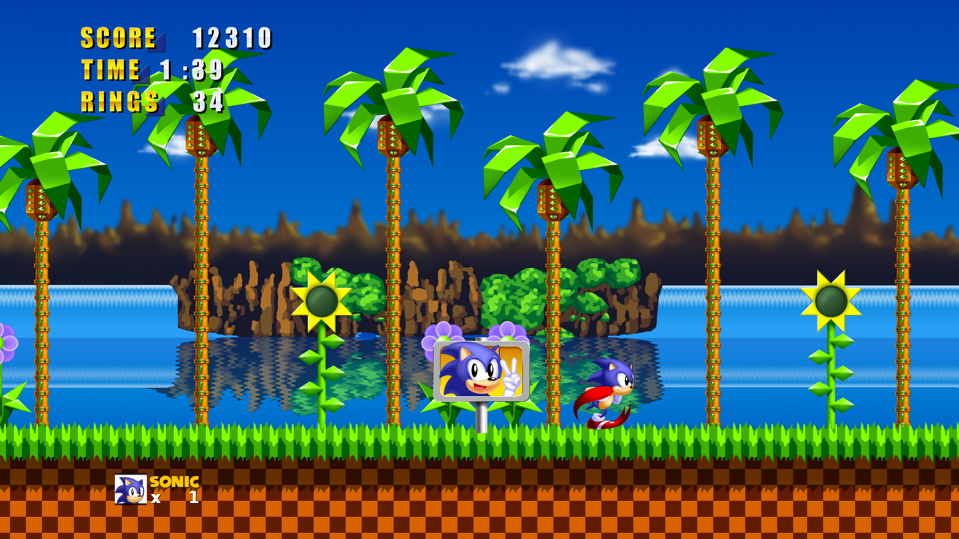 Sonic Green Hill HD là phiên bản nâng cấp của trò chơi gốc, với đồ họa siêu nét và âm thanh sống động. Hãy cùng mình trải nghiệm sự hoàn hảo của Sonic Green Hill HD qua hình ảnh đỉnh cao này!