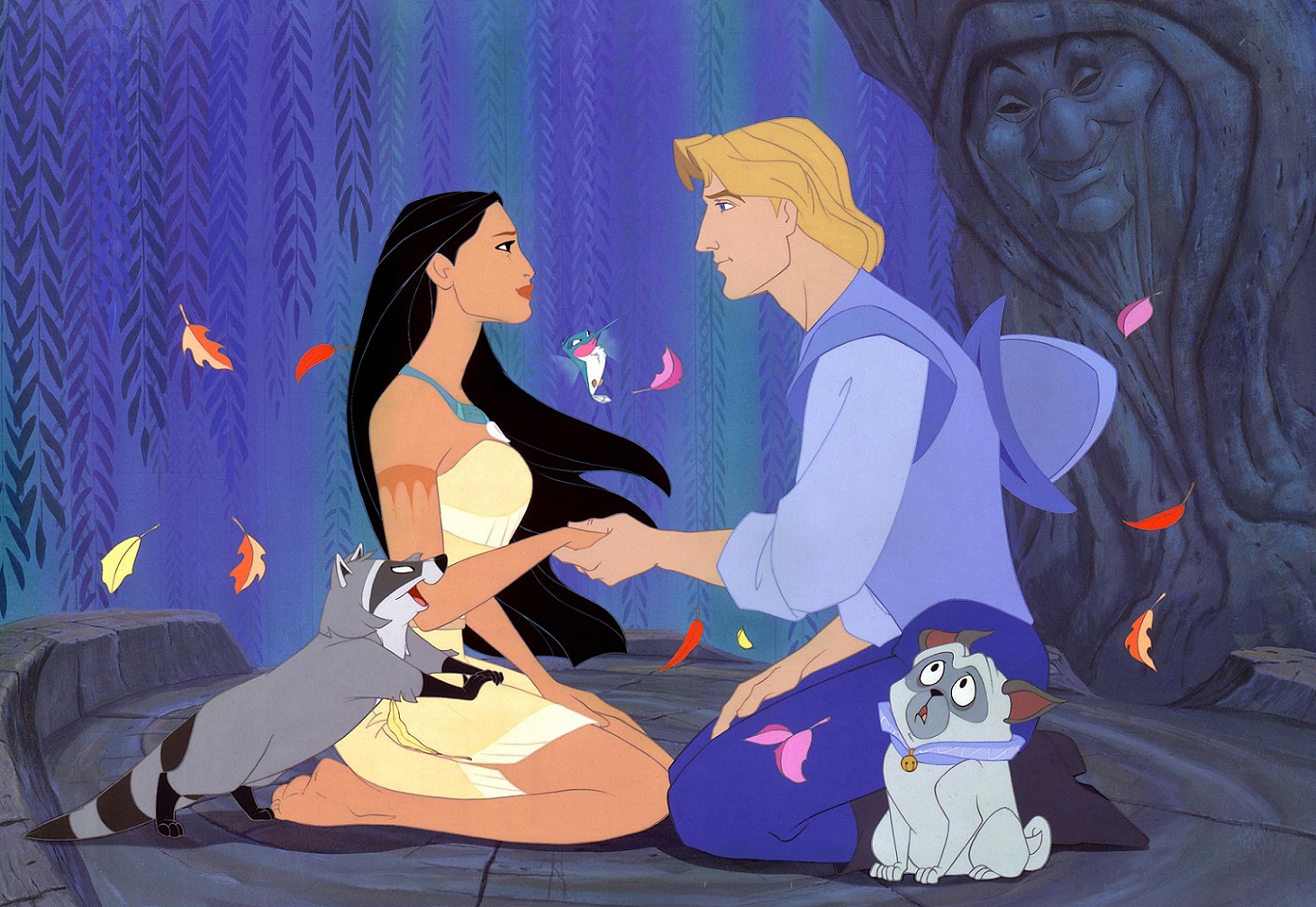 Pocahontas John Smith And Willow Tree Disney Movie Stars Phistars