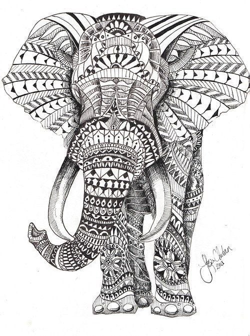 elephant mandala   Google Search ElephantsMandalas