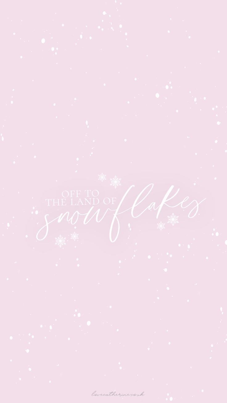 Cute Girly Winter Phone Wallpaper For Christmas