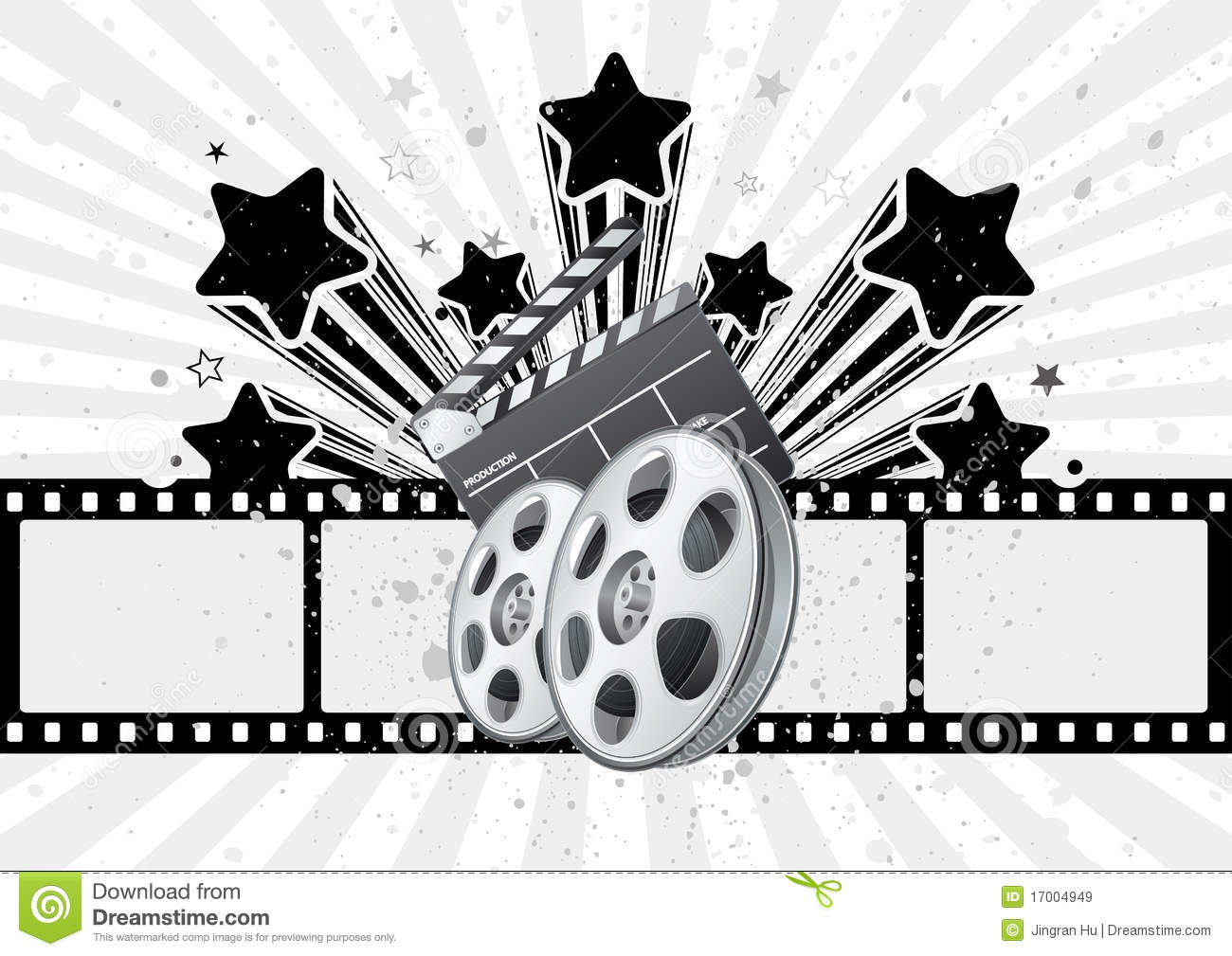 Film Themed Background Movie Theme Illustration