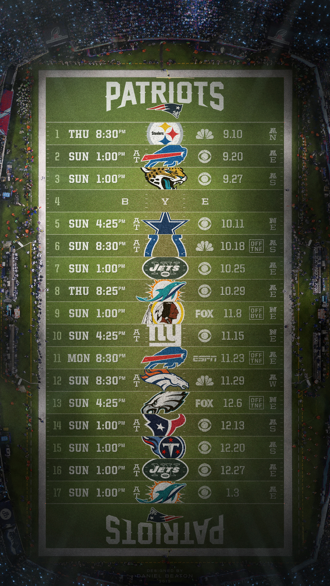Free download 2015 NFL Schedule Wallpapers NFLRT [1118x1987] for your