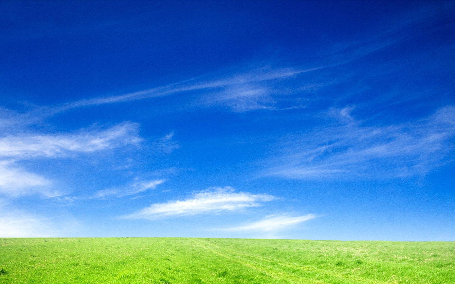 Blue Sky Wallpaper On