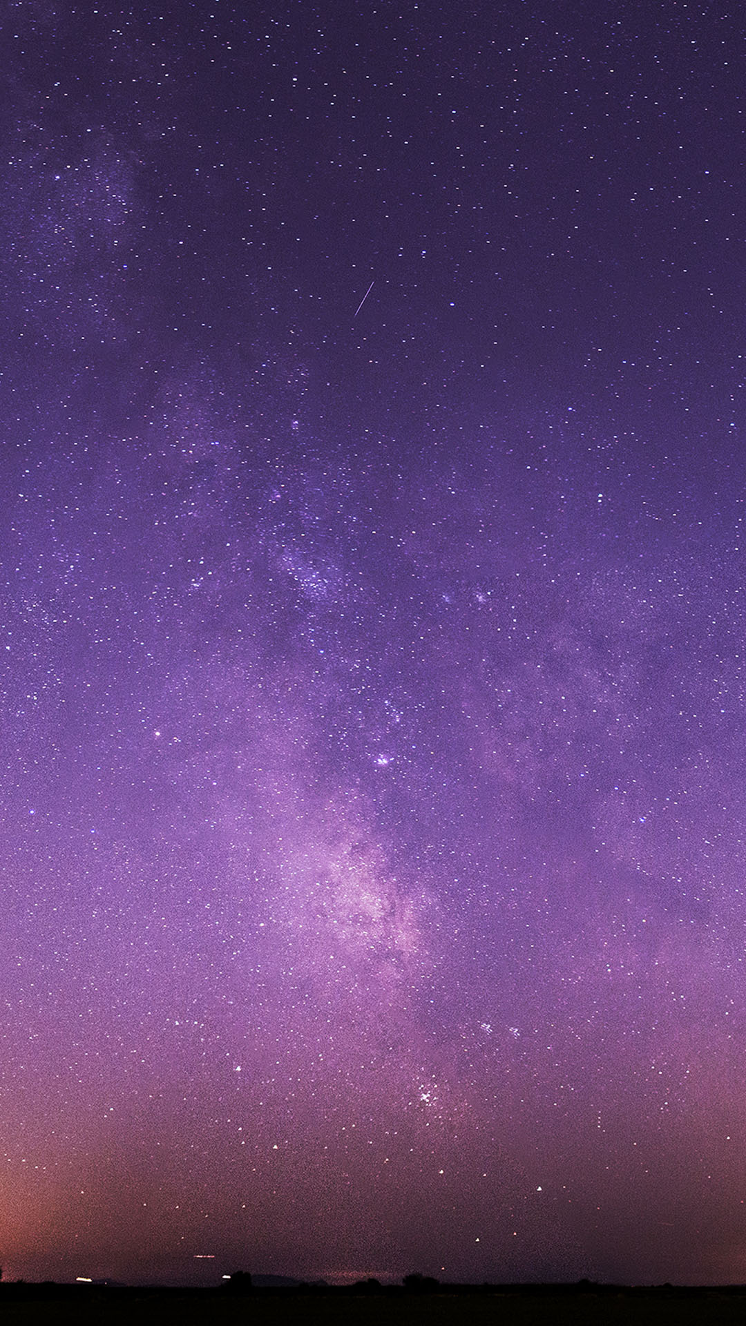 Purple Night Sky Stars Milky Way Android Wallpaper free