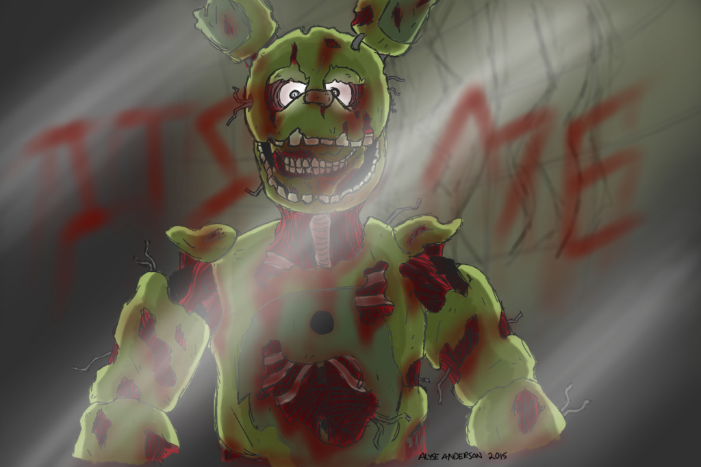 Fnaf Contest Scary Entry Springtrap By X Ice Loc