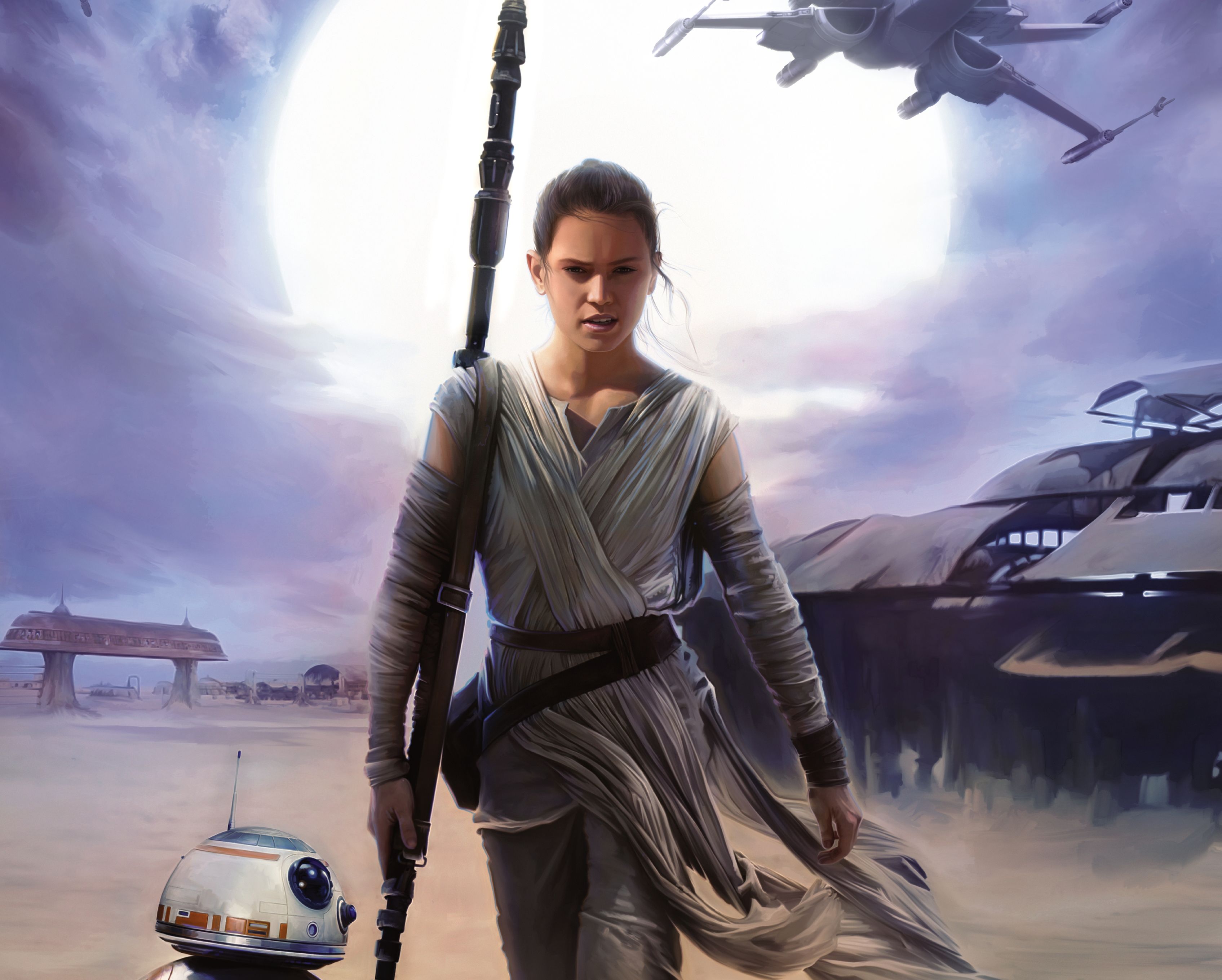 Rey Star Wars Wallpaper Top Background