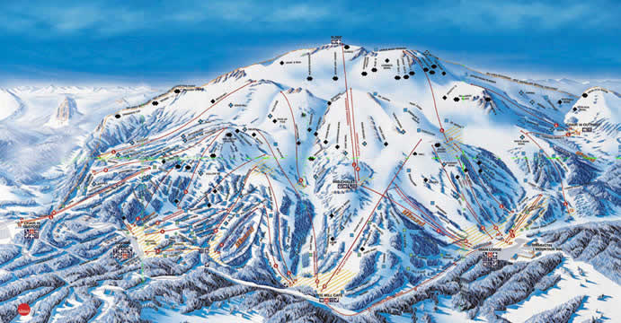 Mammoth Mountain Ski Hill Alpine Resort