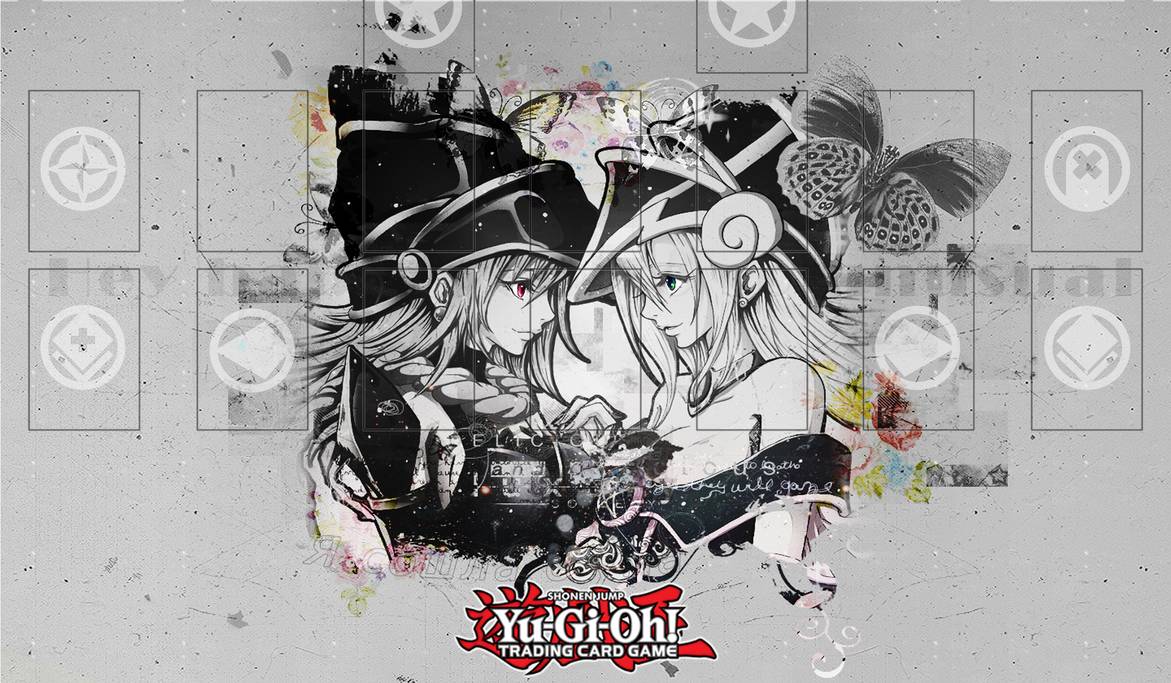 Gagaga And Dark Magician Girl Playmat Zones By Ygo Wallpaper On