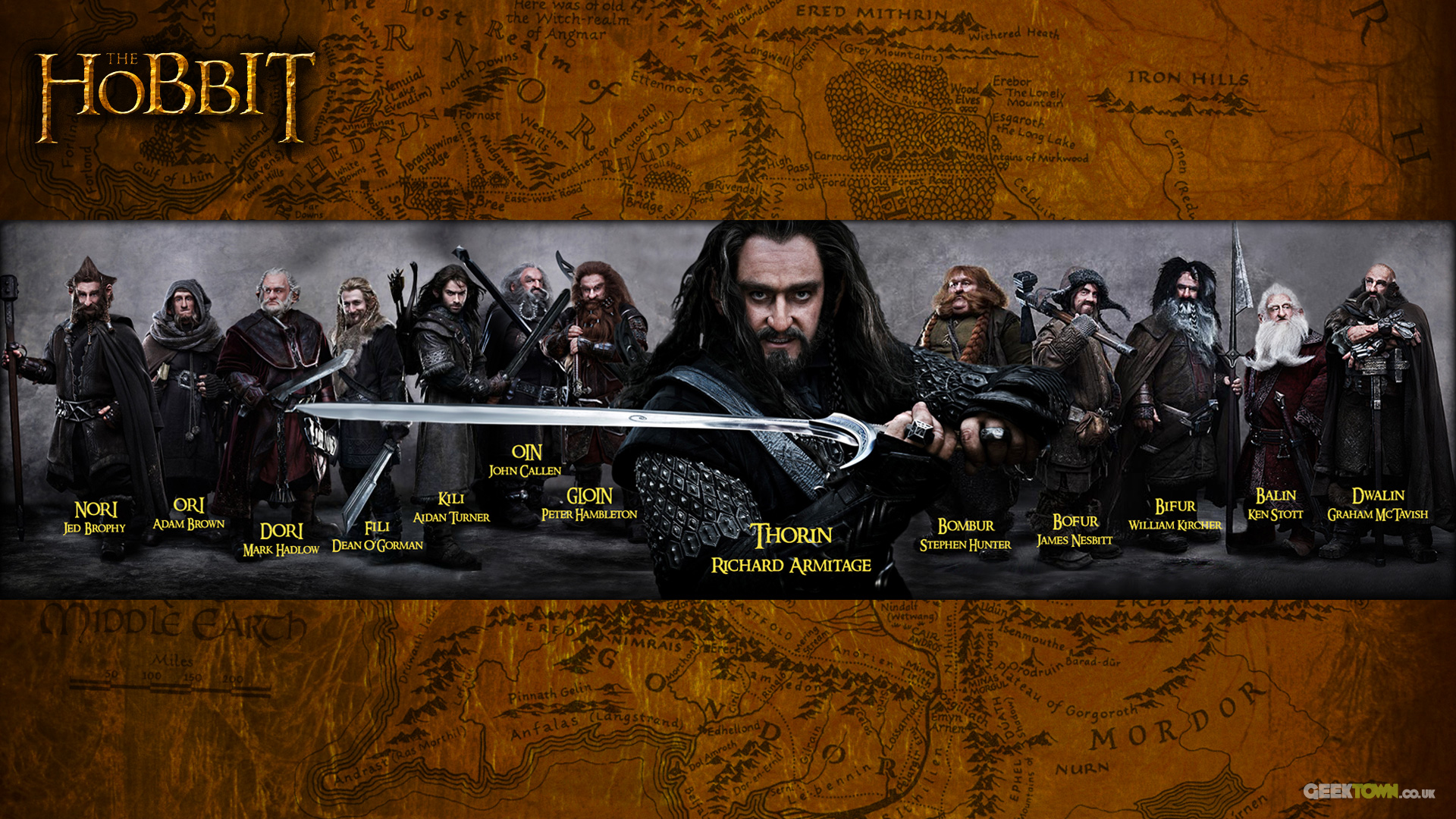 The Hobbit Dwarves Desktop Wallpaper