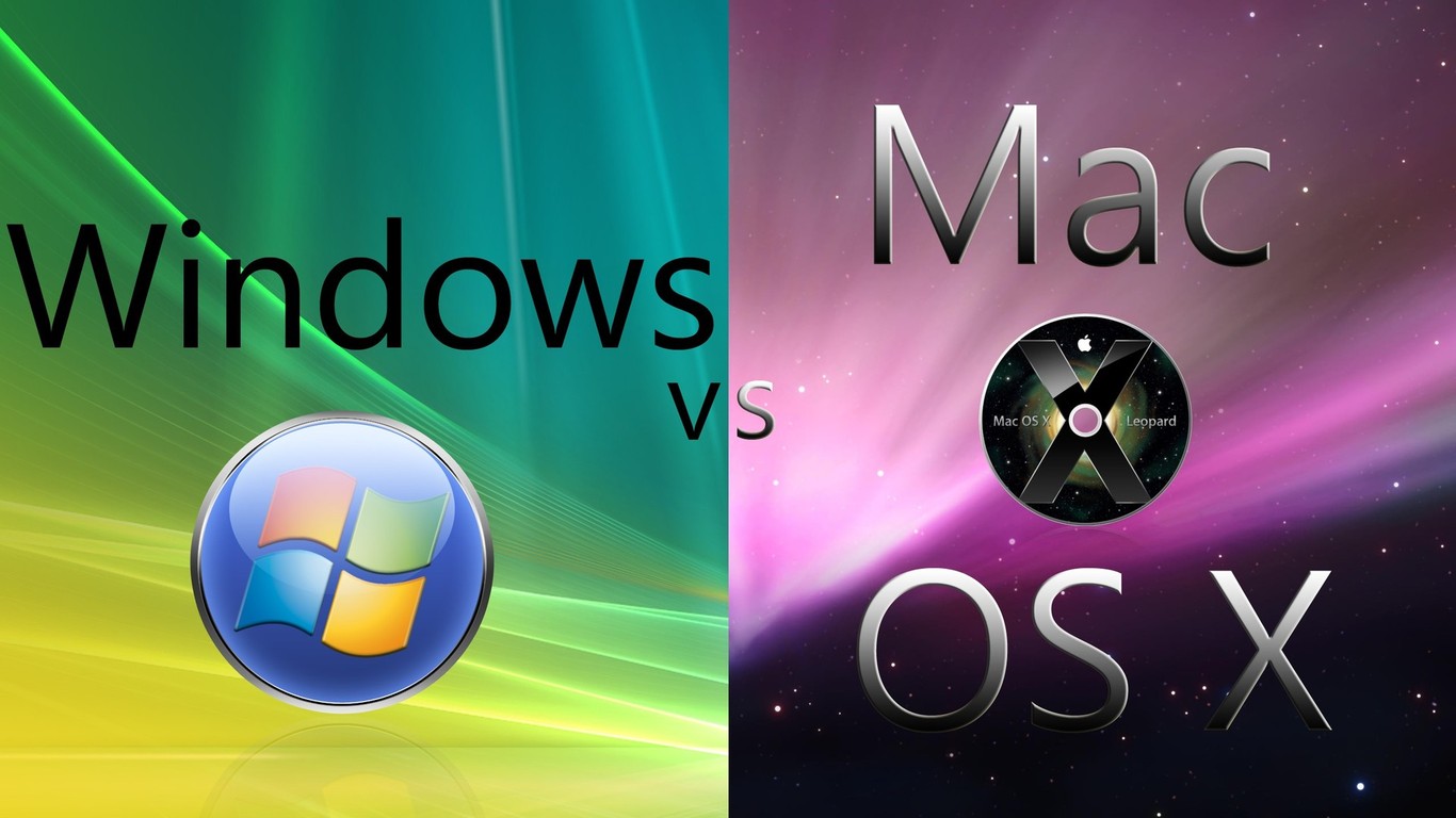 Windows Vs Mac Os Wallpaper