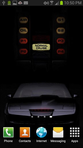 Checkout The Cool Knight Rider Kitt Live Wallpaper Featuring Black