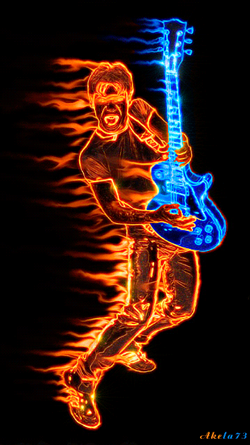Musicians Playing Music Strumming Guitar Animations