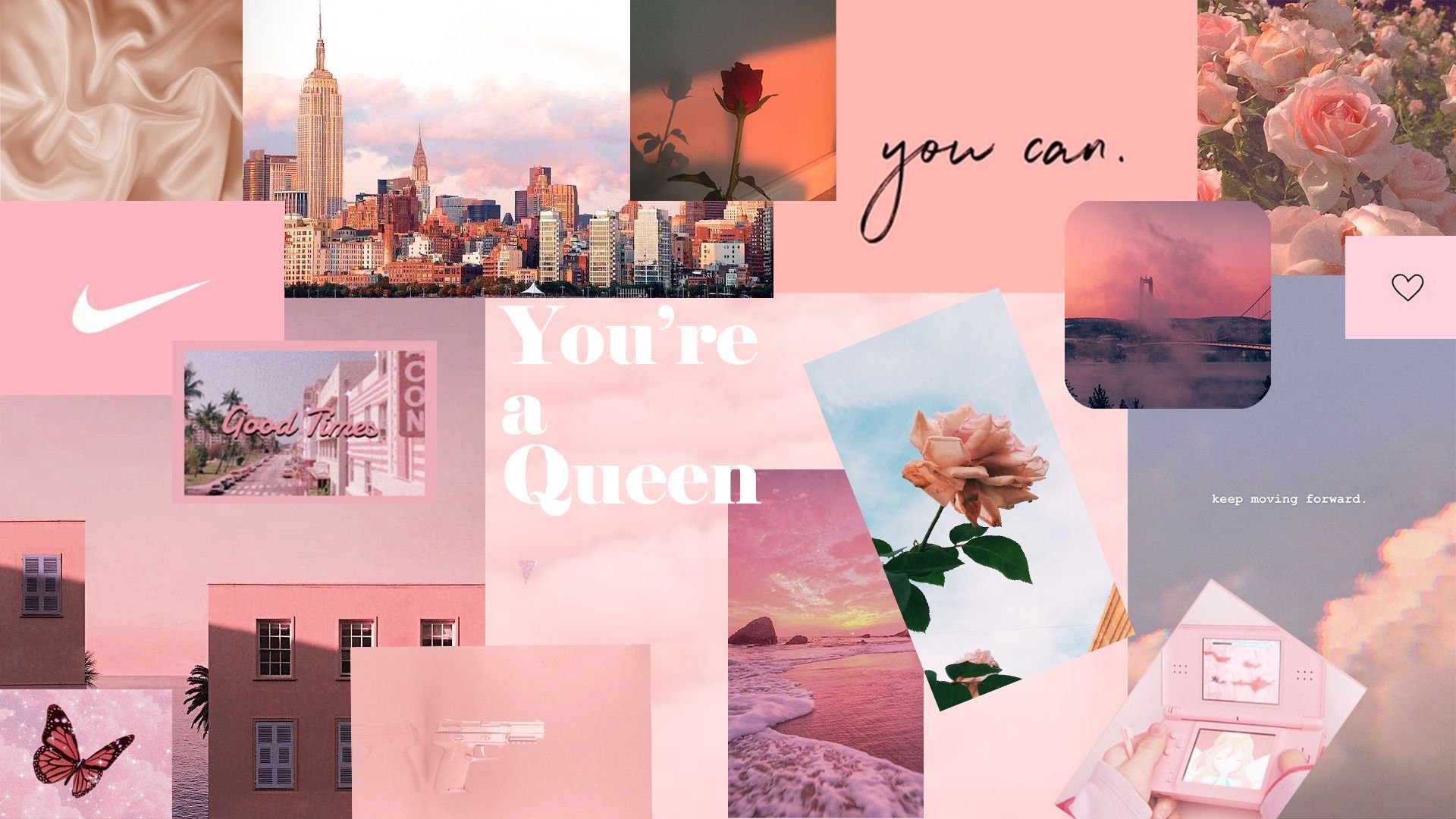 Pink Aesthetic Desktop Wallpaper