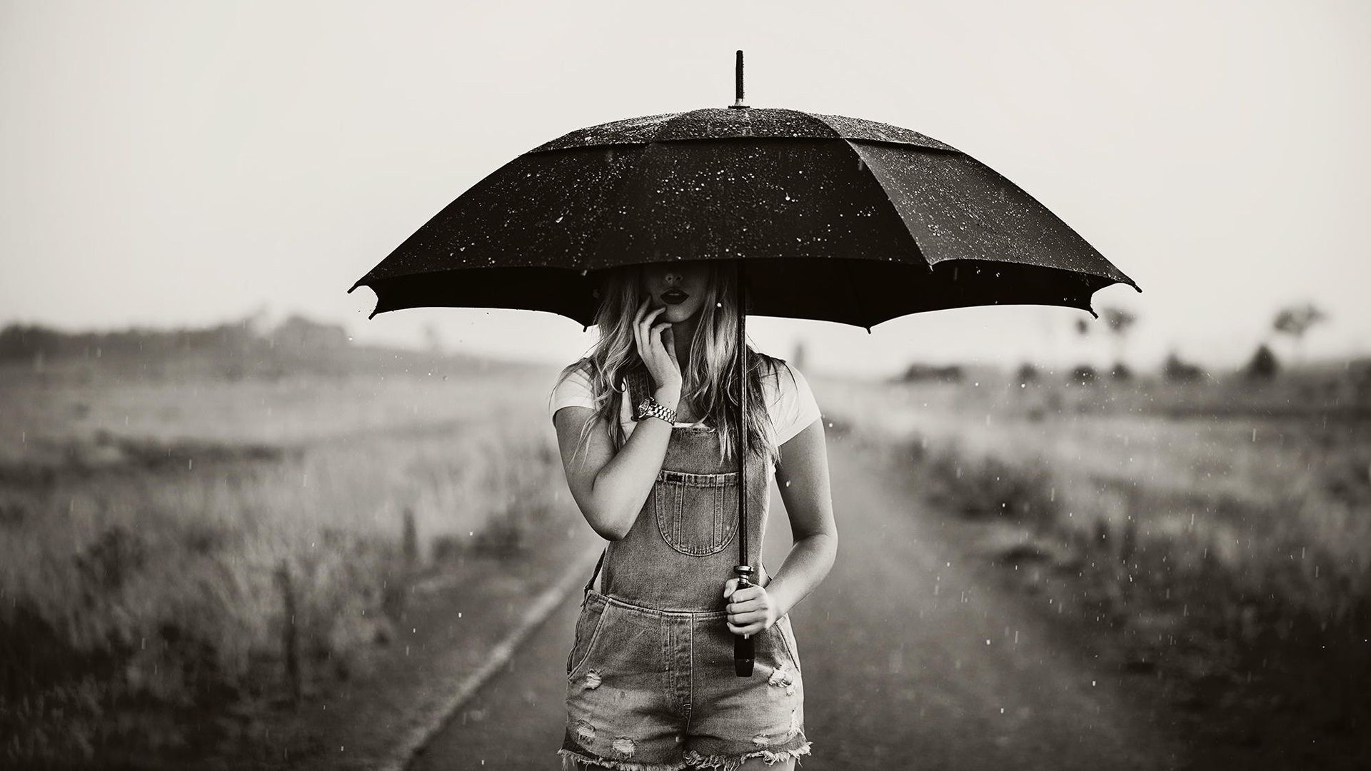 Alone Boy In Rain Wallpaper HD The Best