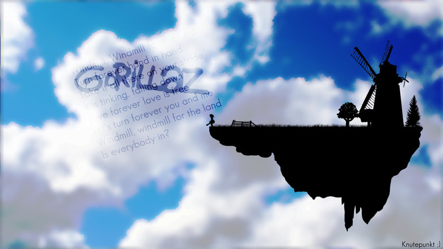 gorillaz wallpaper windmill