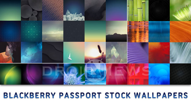 Bb Os And Blackberry Passport Stock Wallpaper